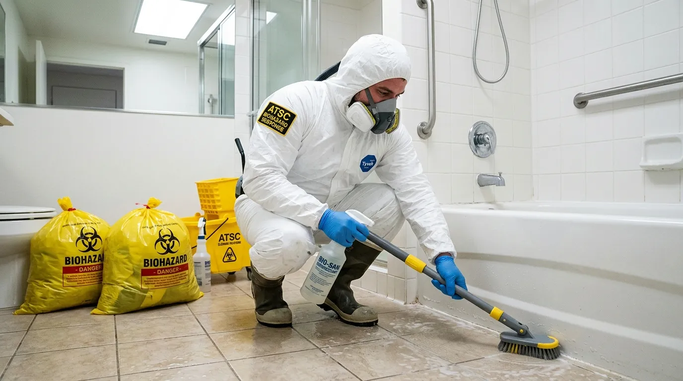 Decontamination equipment deployed for Blood Cleanup in Rio Del Mar